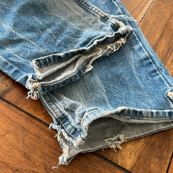 B by Bullhead Mens Slim Blue Denim Distressed jeans size 28 x 30 - Picture 15 of 16